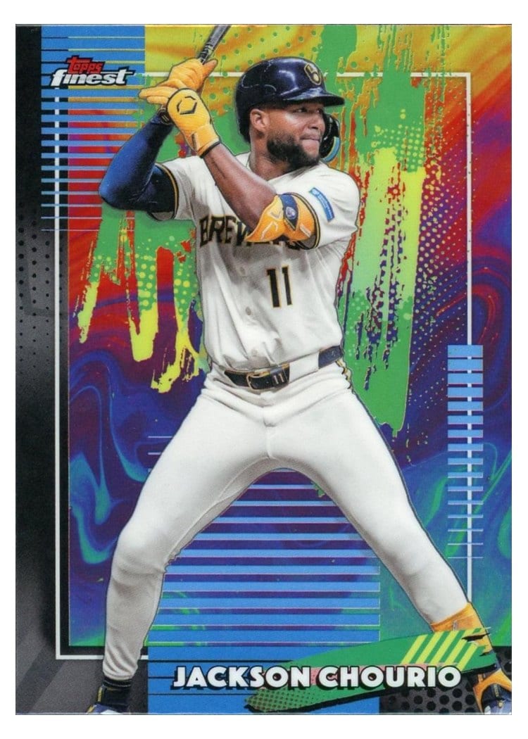 2026 Topps Finest Jackson Chourio #66 card