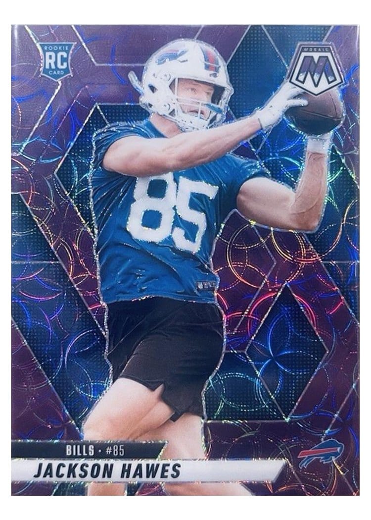 2025 Panini Mosaic Base Set Jackson Hawes Purple Scope #334 card
