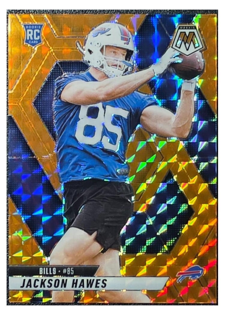 2025 Panini Mosaic Base Set Jackson Hawes Orange #334 card