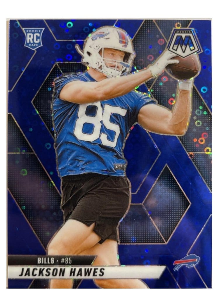 2025 Panini Mosaic Base Set Jackson Hawes No Huddle Blue #334 card