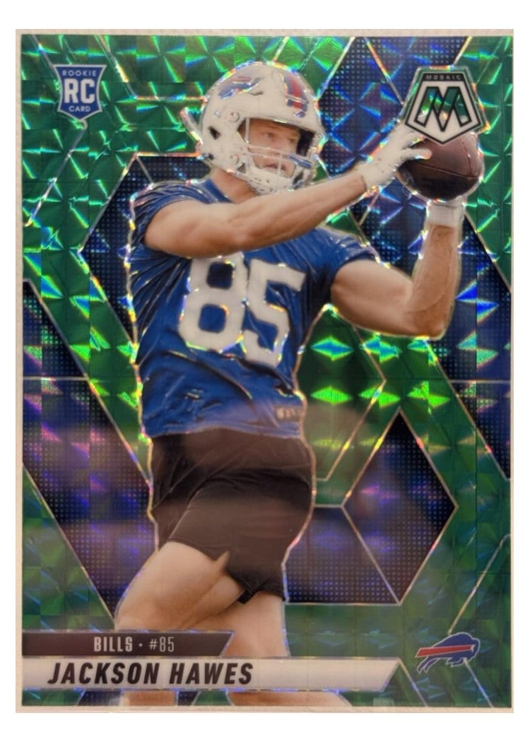 2025 Panini Mosaic Base Set Jackson Hawes Green #334 card