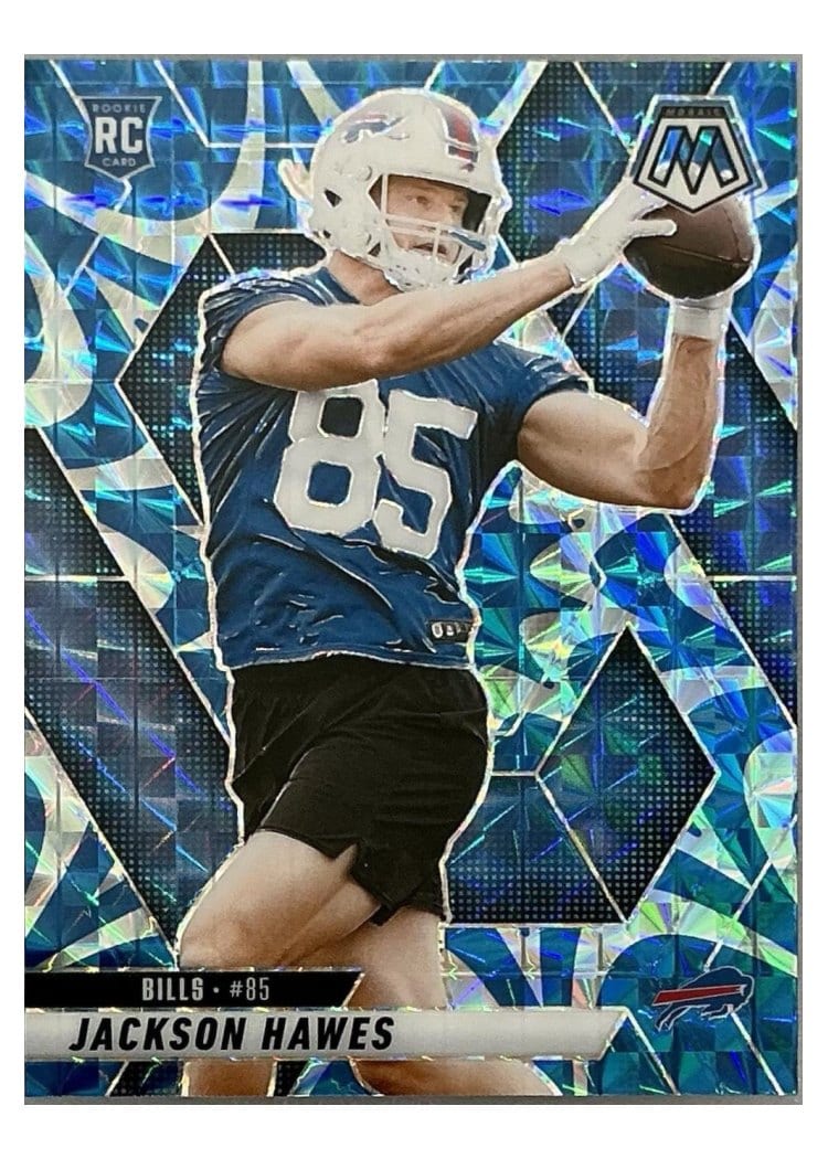 2025 Panini Mosaic Base Set Jackson Hawes Reactive Blue #334 card