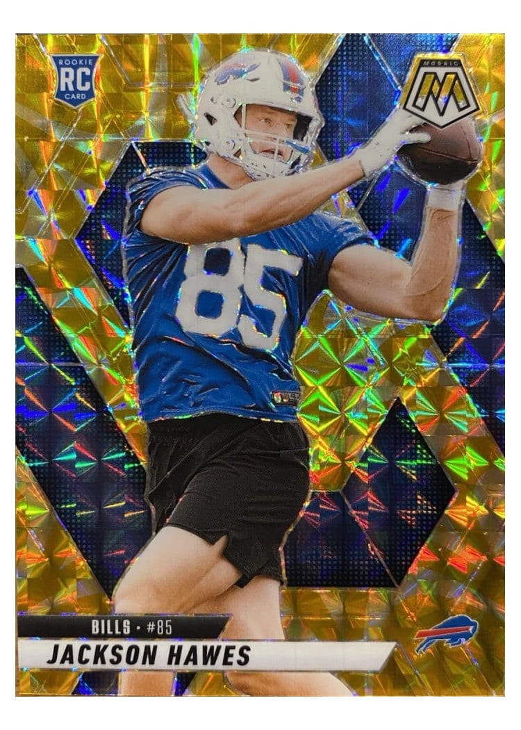 2025 Panini Mosaic Base Set Jackson Hawes Reactive Yellow #334 card