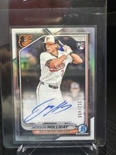 2024 Bowman Chrome Rookie Autographs Jackson Holliday #CRA-JHO card