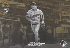 2024 Topps Black & White Golden Hour Jackson Holliday #GH-13 card