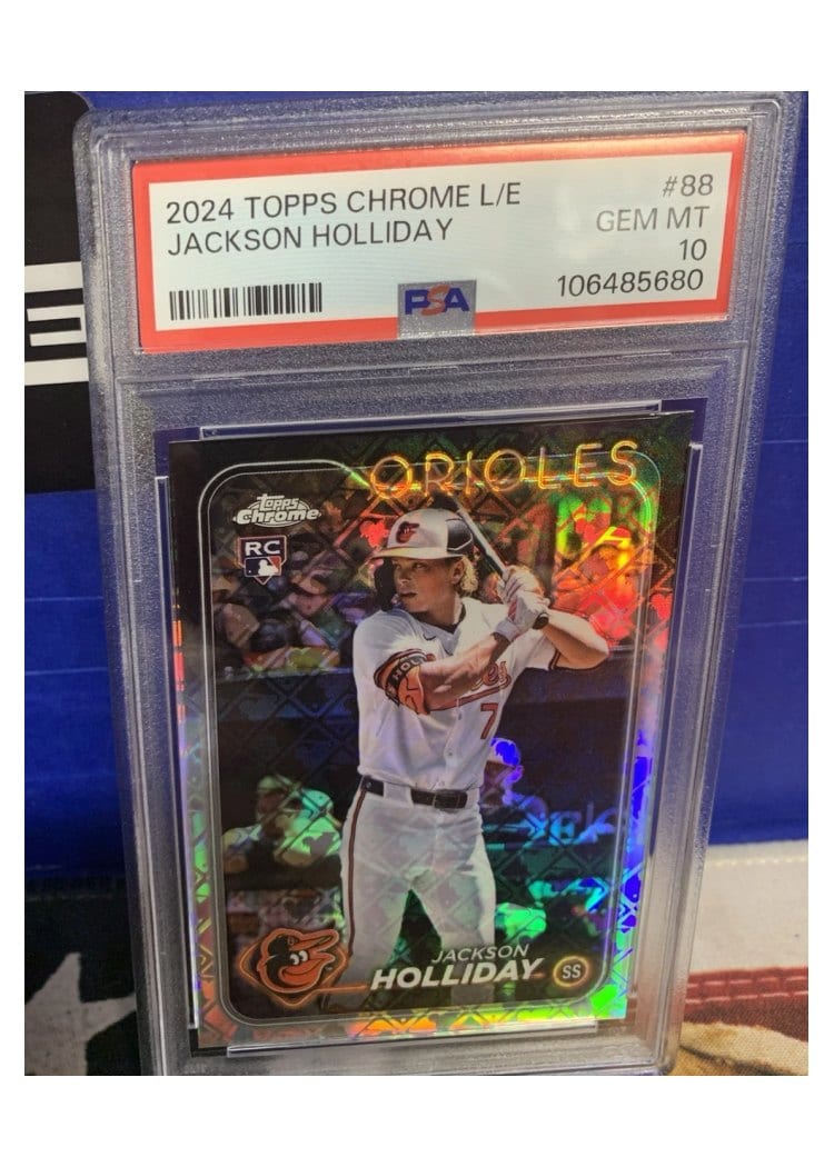 2024 Topps Chrome Logofractor Edition Base Set Jackson Holliday #88 card