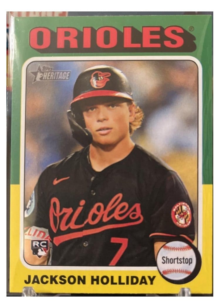2024 Topps Heritage Jackson Holliday #692 card