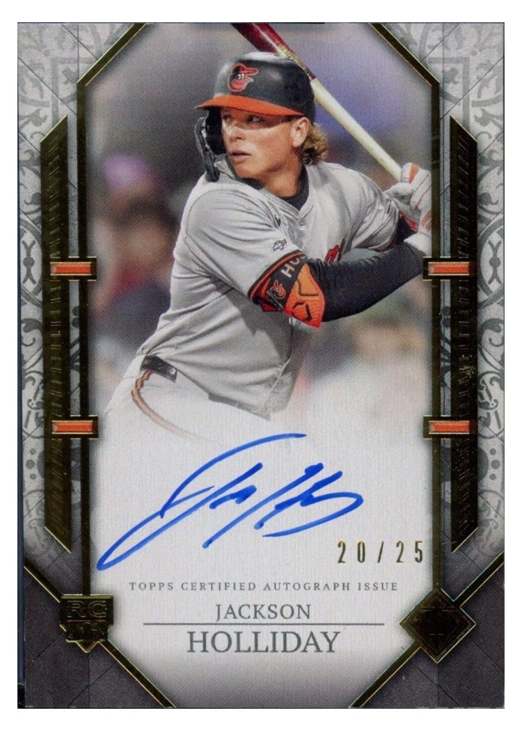 2024 Topps Transcendent Collection Autographs Jackson Holliday #TCA-JH card