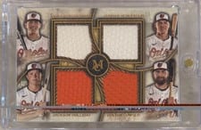 2025 Topps Museum Collection Four Player Primary Pieces Quad Relics Jackson Holliday #FPQR-RHHC card