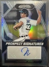 2024 Panini Prizm Prospect Signatures Jackson Jobe #PS-JJ card