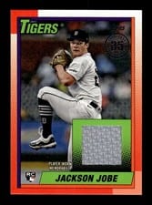 2025 Topps 1990 Topps Baseball Relics Series Two Jackson Jobe #90R2-JJO