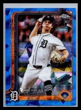 2025 Topps Chrome Update Sapphire Base Set Jackson Jobe #USC48 card
