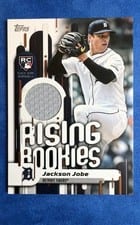 2025 Topps Update Rising Rookies Relics Jackson Jobe #RRR-JJO card