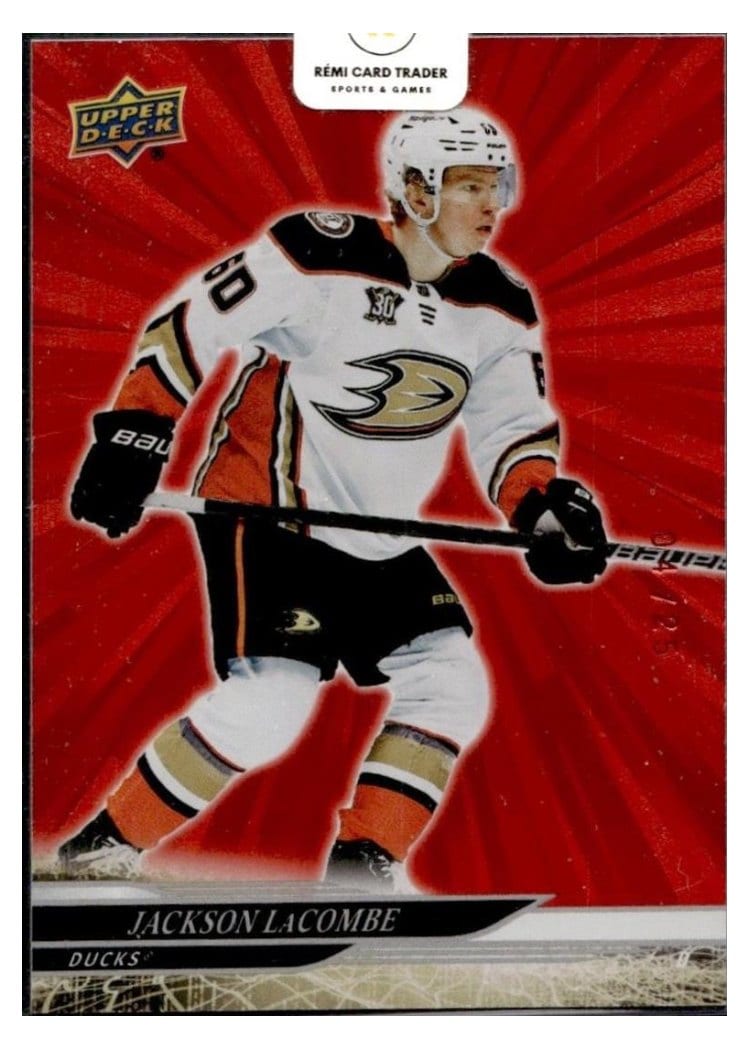 2024-25 Upper Deck Base Set Jackson LaCombe #2 card