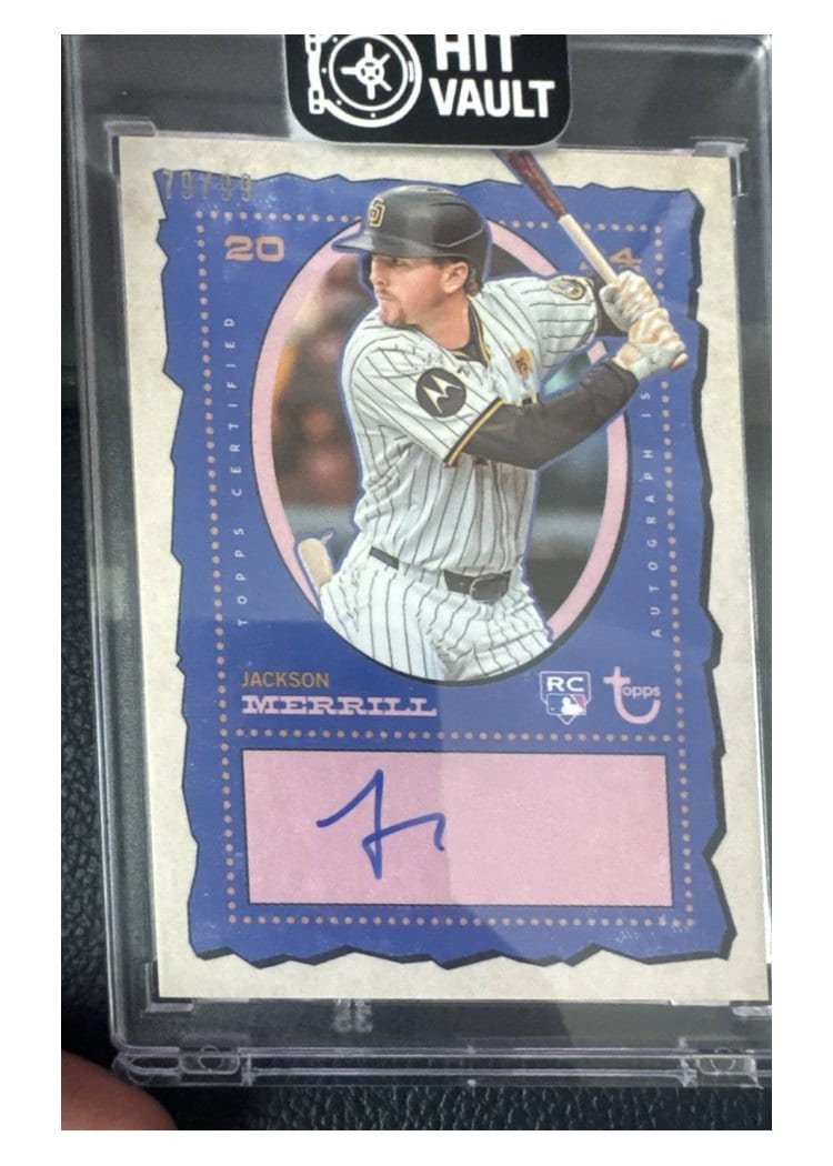 2024 Topps Brooklyn Collection Autographs Jackson Merrill #AC-JM card