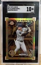 2024 Topps Chrome Radiating Rookies Jackson Merrill #RR-20 card
