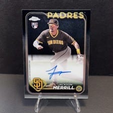 2024 Topps Chrome Rookie Autographs Jackson Merrill #RA-JME card