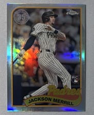 2024 Topps Chrome Update 1989 Topps Baseball Jackson Merrill #89CU-9 card