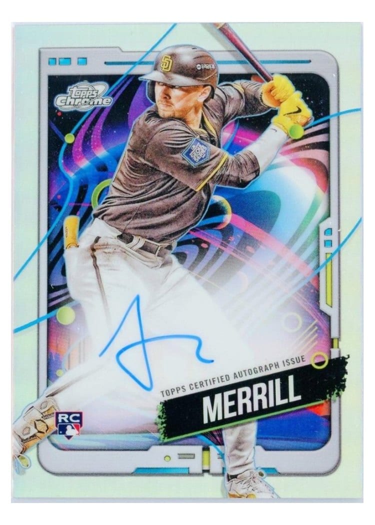 2024 Topps Cosmic Chrome Autographs Jackson Merrill #CCA-JM card