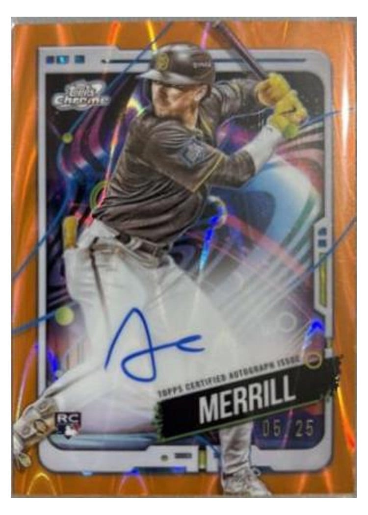 2024 Topps Cosmic Chrome Autographs Jackson Merrill #CCA-JM card