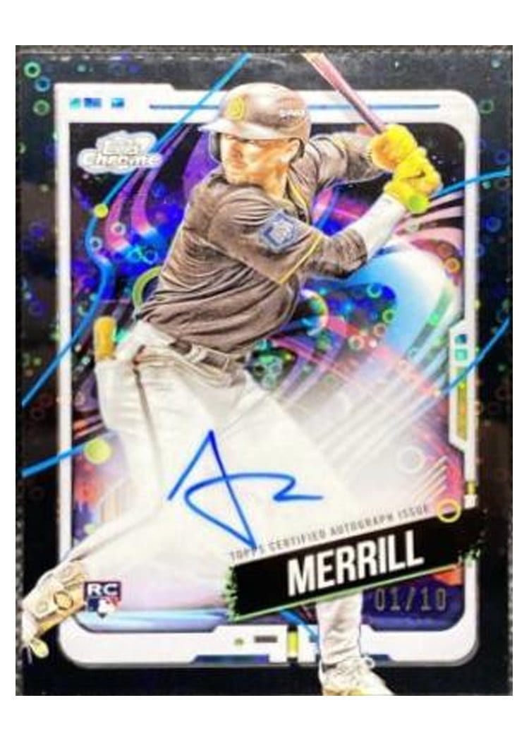 2024 Topps Cosmic Chrome Autographs Jackson Merrill #CCA-JM card