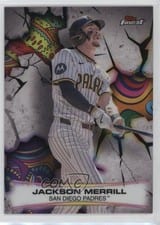 2025 Finest Smashing Through Jackson Merrill #S-16 card