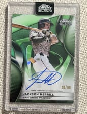2025 Topps Chrome Black Autographs Jackson Merrill #CBA-JM