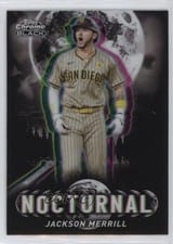 2025 Topps Chrome Black Nocturnal Jackson Merrill #NOC-17 card