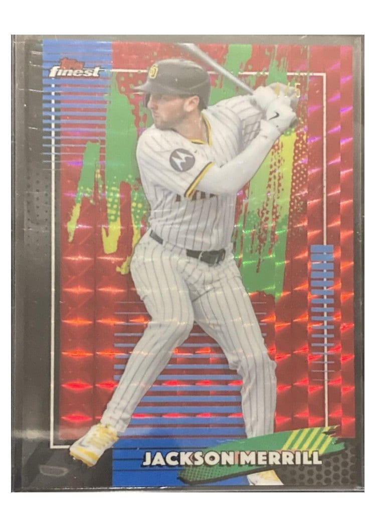 2026 Topps Finest Jackson Merrill #70 card