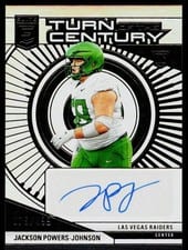 2024 Donruss Elite Turn of the Century Autographs Jackson Powers-Johnson #TCA-JPJ card