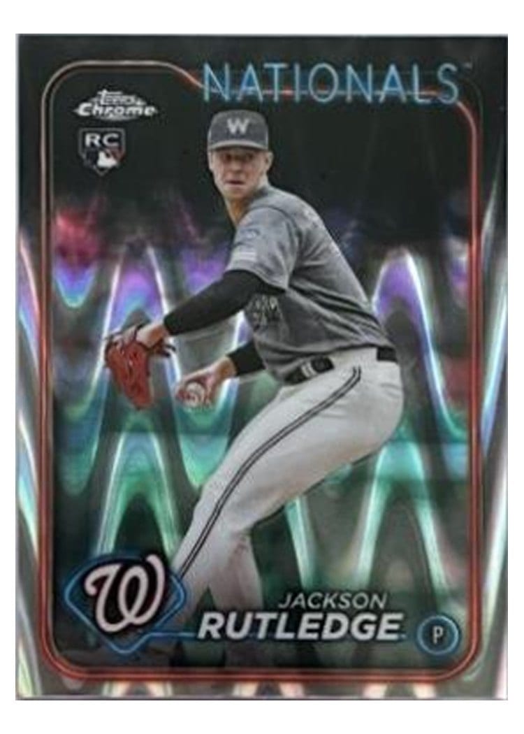 2024 Topps Chrome Base Set Jackson Rutledge #42 card