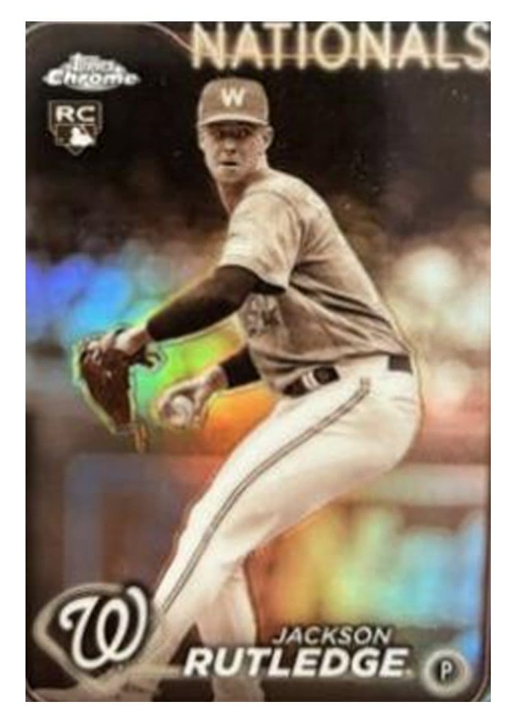 2024 Topps Chrome Base Set Jackson Rutledge #42 card