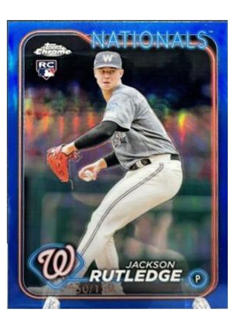 2024 Topps Chrome Base Set Jackson Rutledge #42 card