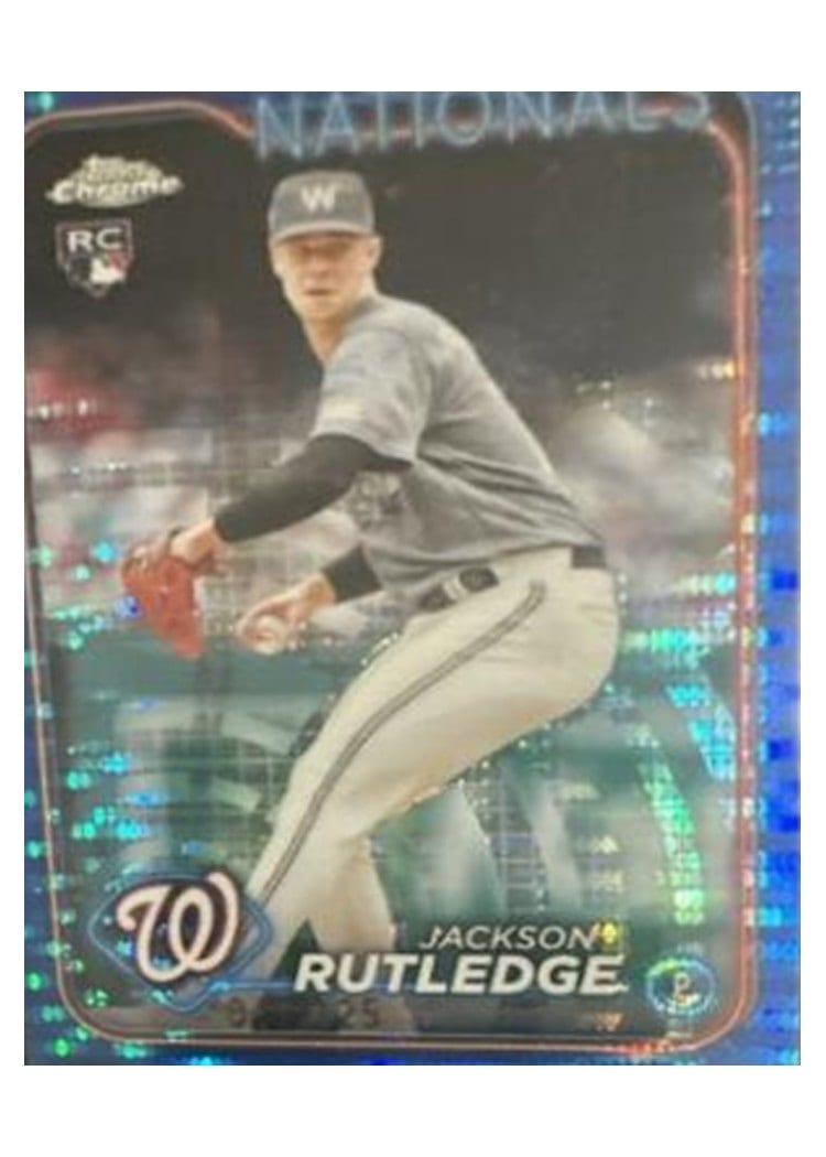 2024 Topps Chrome Base Set Jackson Rutledge #42 card