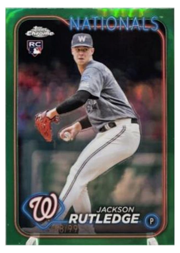 2024 Topps Chrome Base Set Jackson Rutledge #42 card