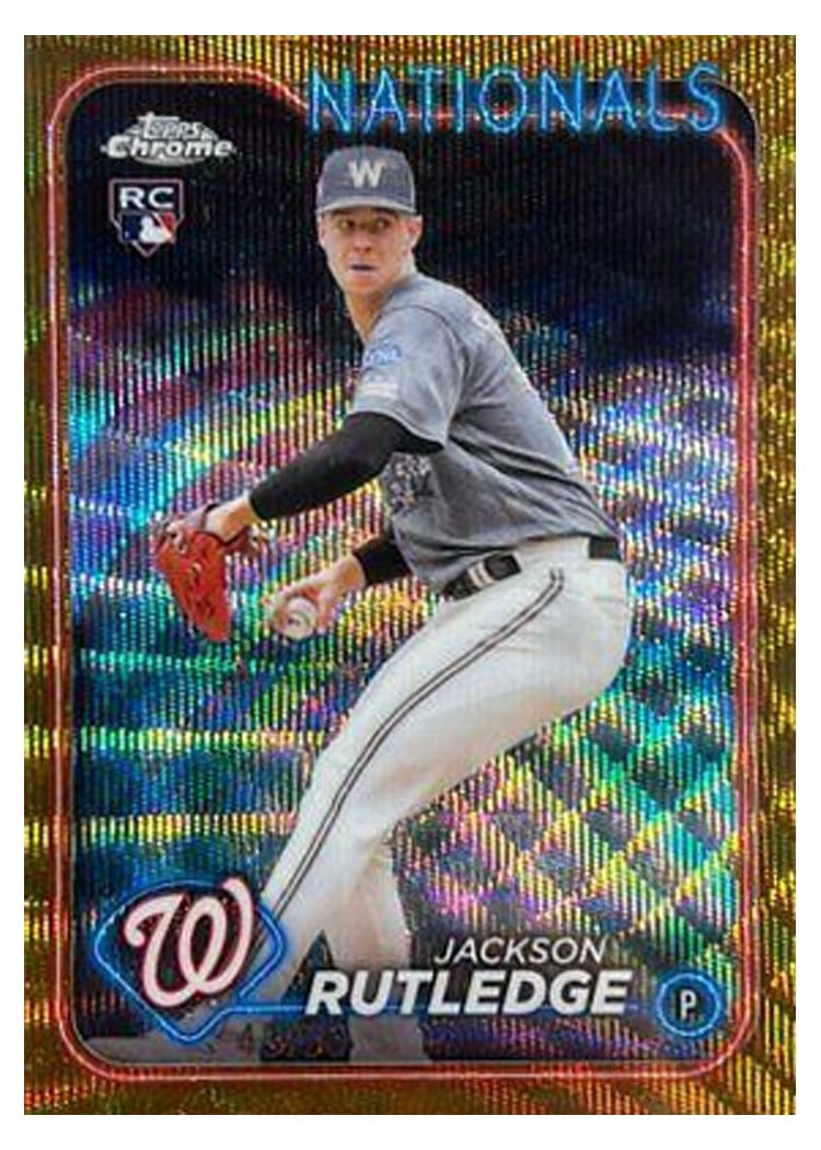 2024 Topps Chrome Base Set Jackson Rutledge #42 card