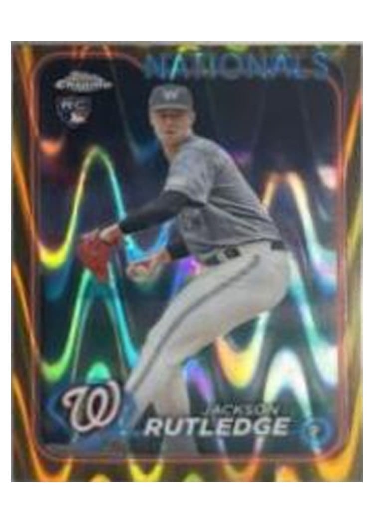 2024 Topps Chrome Base Set Jackson Rutledge #42 card
