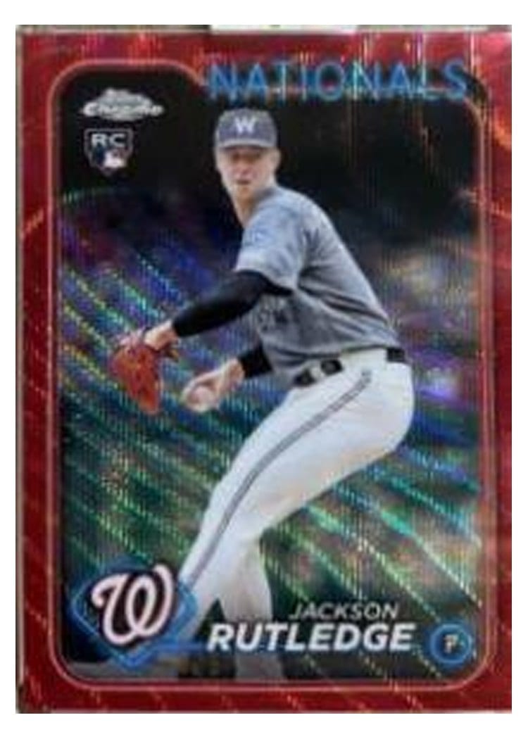 2024 Topps Chrome Base Set Jackson Rutledge #42 card