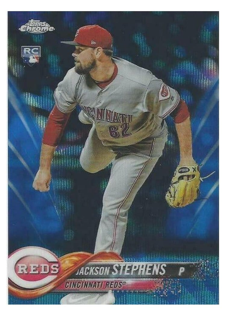 2018 Topps Chrome Base Set Jackson Stephens #110 card