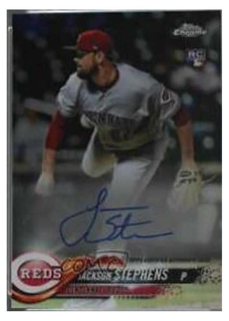 2018 Topps Chrome Rookie Autographs Jackson Stephens #RA-JS card