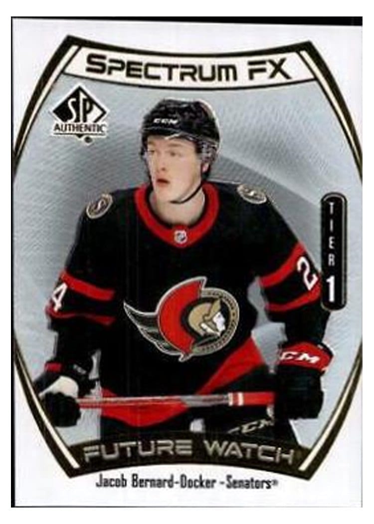 2021-22 SP Authentic Spectrum FX Jacob Bernard-Docker #S-69 card