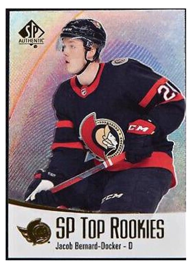 2021-22 SP Authentic Top Rookies Jacob Bernard-Docker #TR-4 card