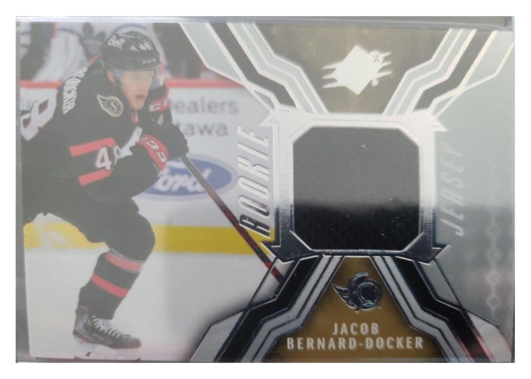 2021-22 SPx Rookie Jersey Jacob Bernard-Docker #RJ-BE card
