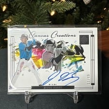 2024 Panini Impeccable Canvas Creations Signatures Jacob Berry #CCS-JB card