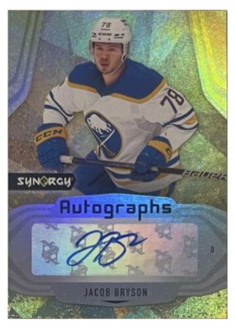 2021-22 Upper Deck Synergy Rookie Autographs Jacob Bryson #AR-JB card