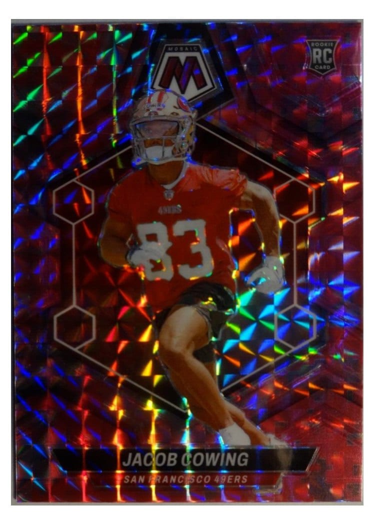 2024 Panini Mosaic Base Set Jacob Cowing #390 card