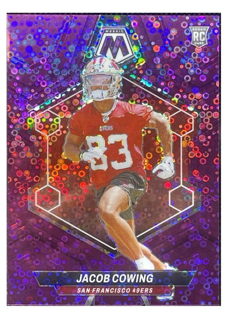 2024 Panini Mosaic Base Set Jacob Cowing #390 card