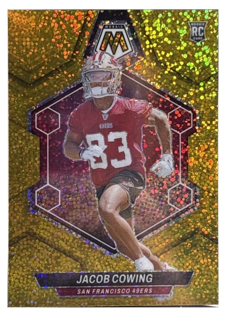2024 Panini Mosaic Base Set Jacob Cowing #390 card