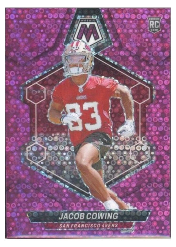 2024 Panini Mosaic Base Set Jacob Cowing #390 card