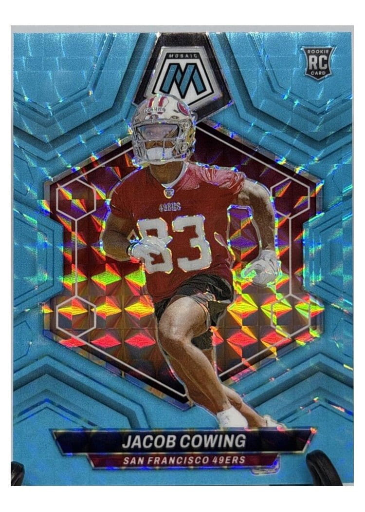 2024 Panini Mosaic Base Set Jacob Cowing #390 card